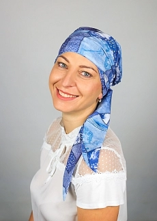 Šátek Silk modrá.jpg